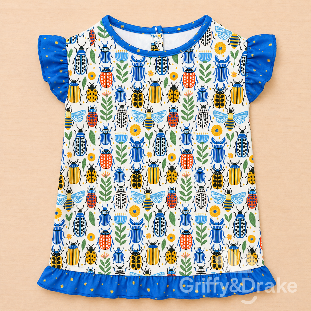 Buggin around Ruffle Shirt